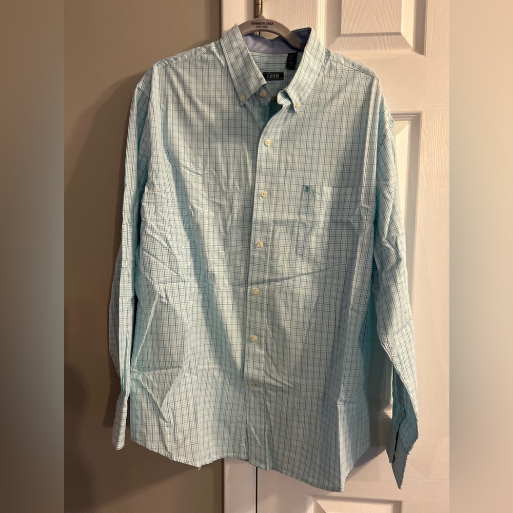 Button-down shirt, long-sleeved